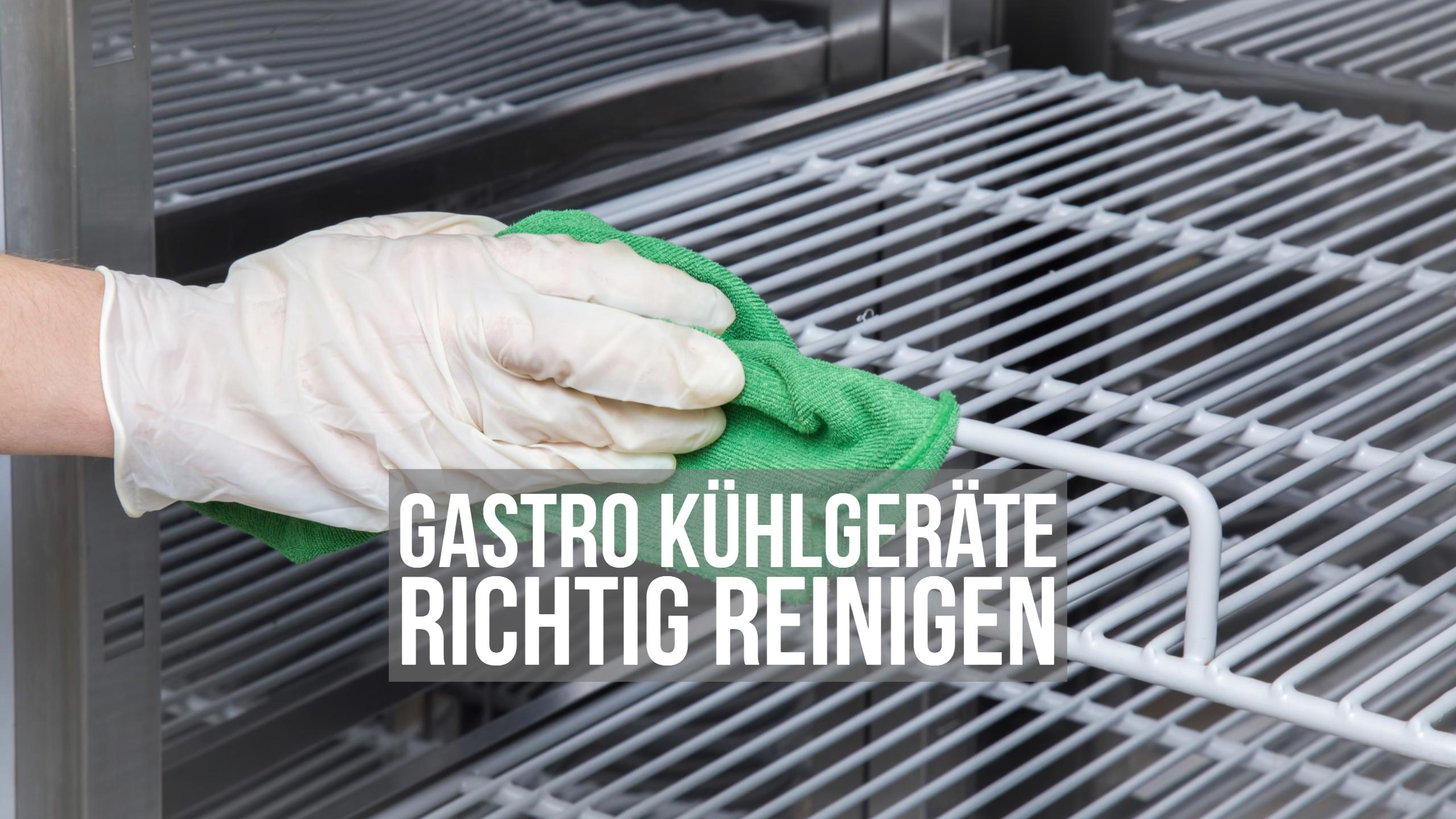 Kühlgeräte reinigen