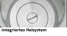 integriertes Heizsystem